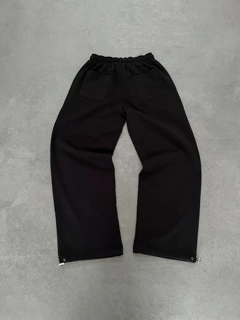 Elevate Studio Baggy Pants – Black