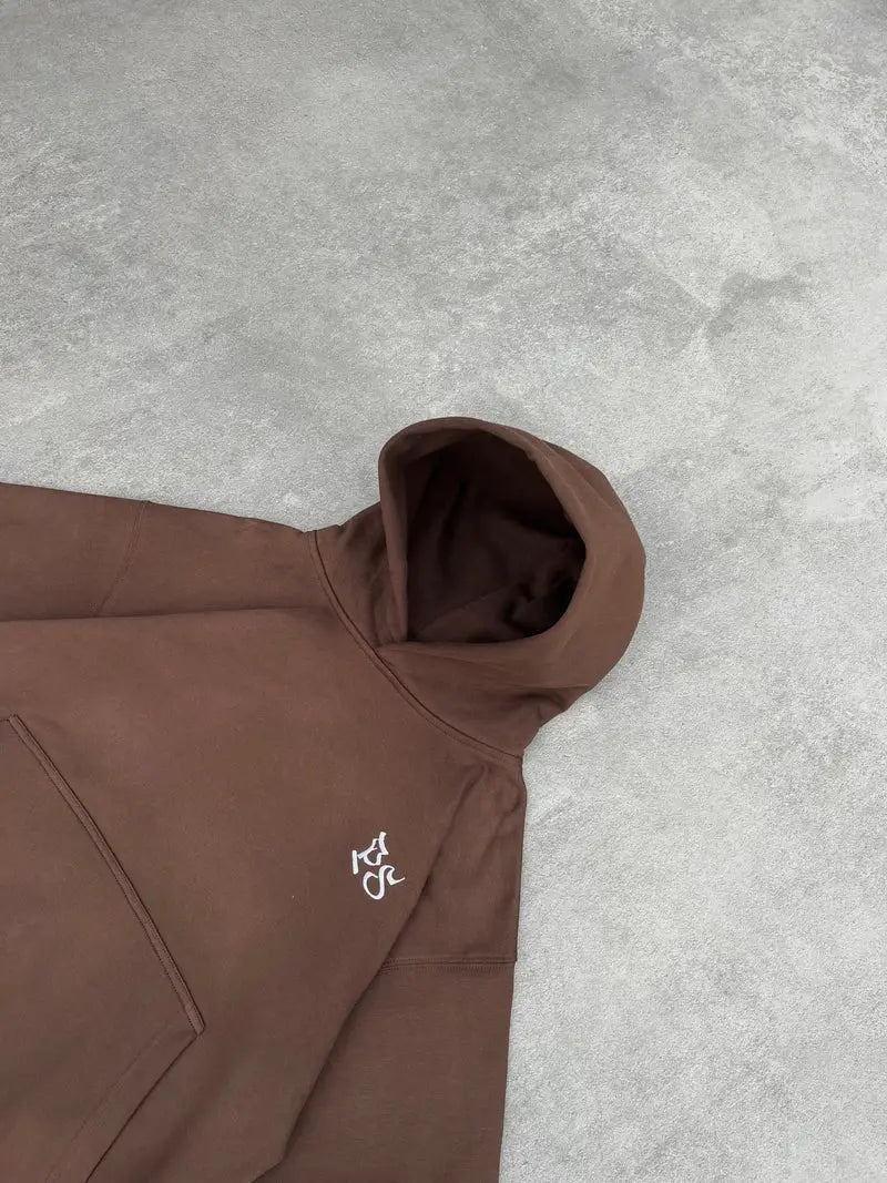 Elevate Studio Boxy Hoodie – Brown